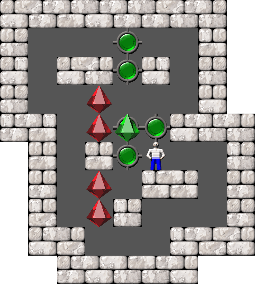 Sokoban Mass Remodel level 1789